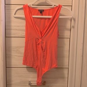 Pink express bodysuit